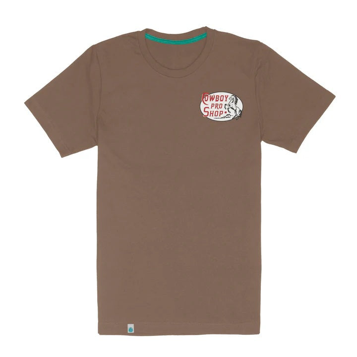 Cowboy Pro Shop S/S T-Shirt - Light Brown
