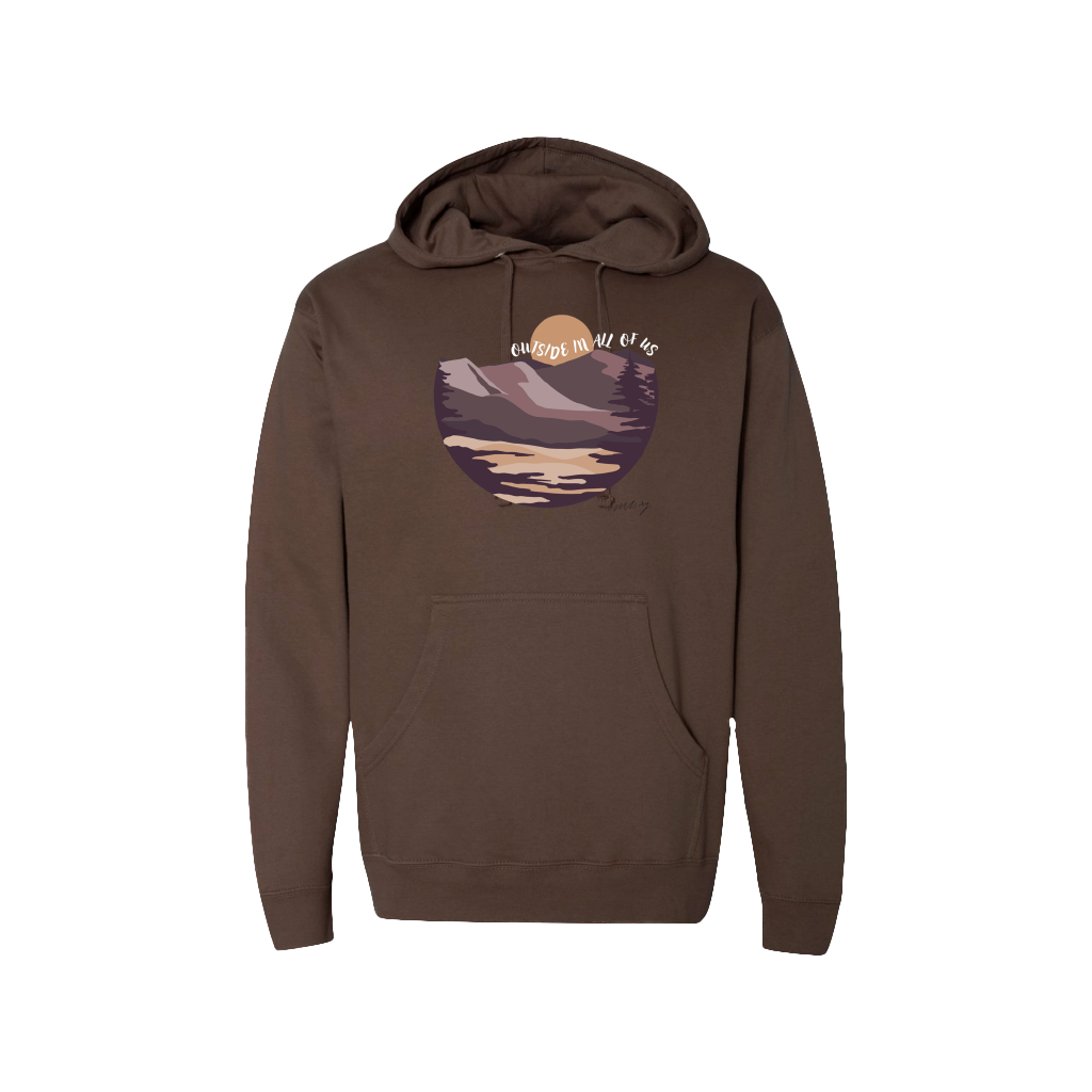 Summit Serenity Hoodie - Earthy Brown