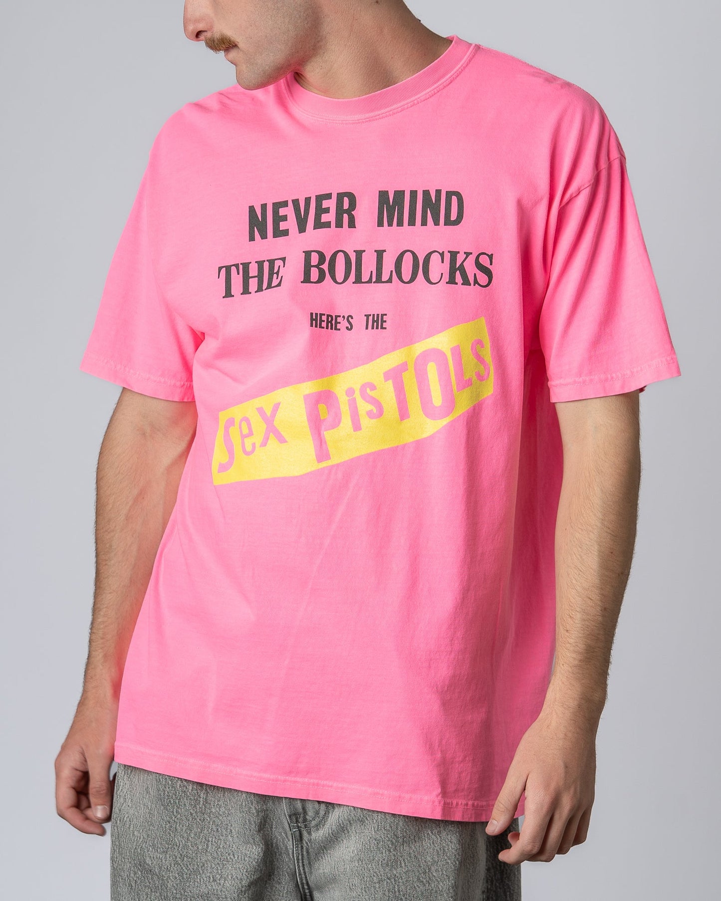 Sex Pistols Nevermind Bollocks Heavyweight S/S Tee - Neon Pink