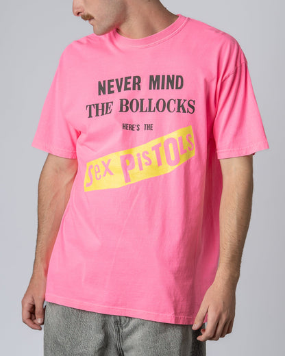 Sex Pistols Nevermind Bollocks Heavyweight S/S Tee - Neon Pink