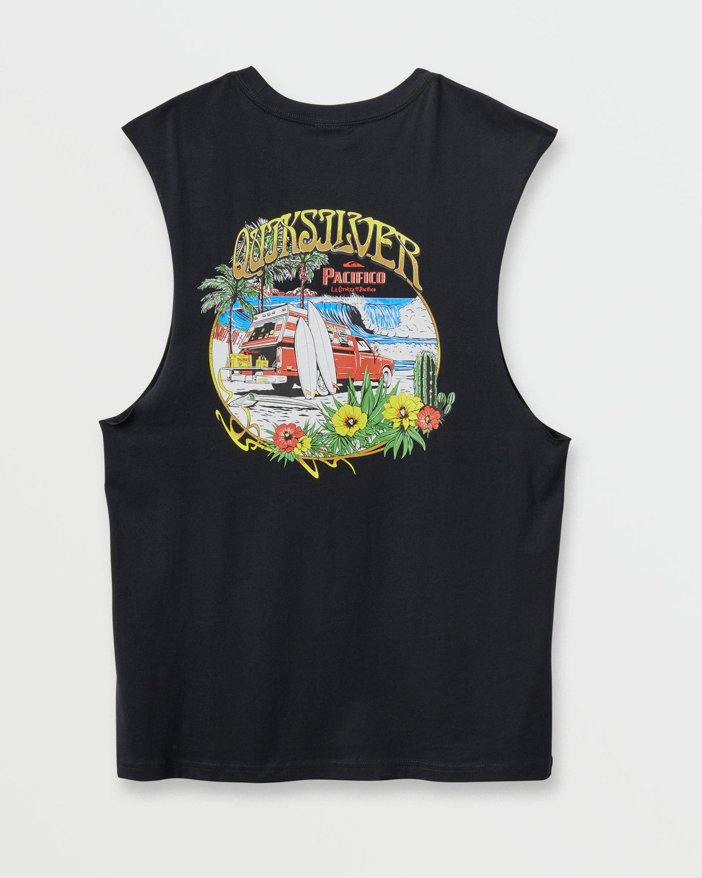 Pacifico Search For Beauty Muscle T-Shirt - Black