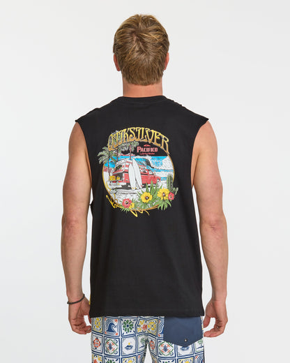 Pacifico Search For Beauty Muscle T-Shirt - Black