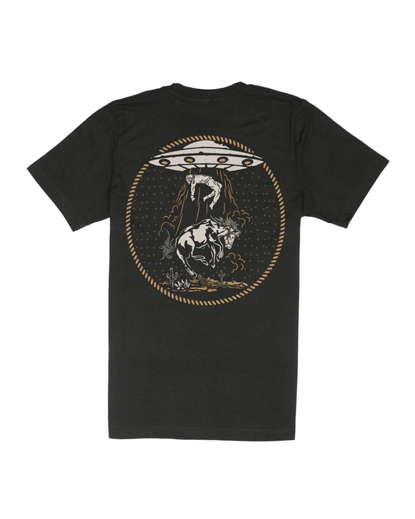 Charros & Aliens S/S T-Shirt - Black