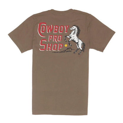 Cowboy Pro Shop S/S T-Shirt - Light Brown