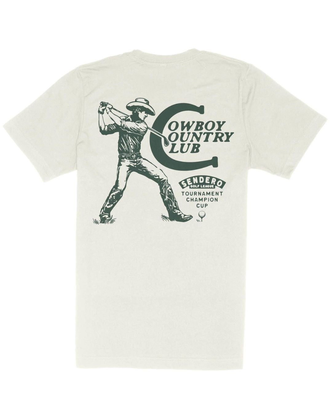 Cowboy Country Club S/S T-Shirt - Vintage White