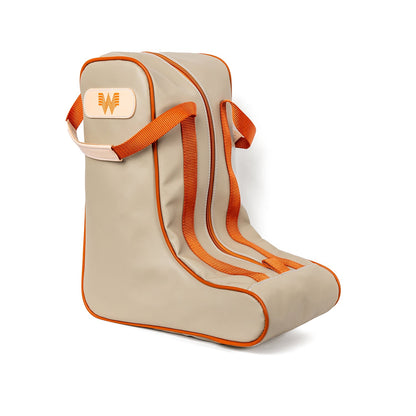 Jon Hart Tan/Orange Boot Bag