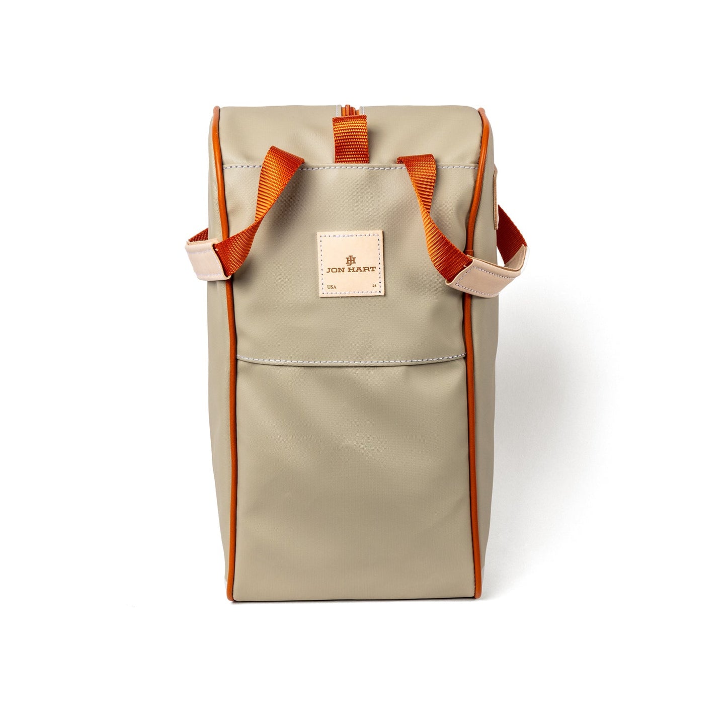 Jon Hart Tan/Orange Boot Bag