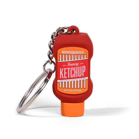 3D Ketchup Bottle Keychain
