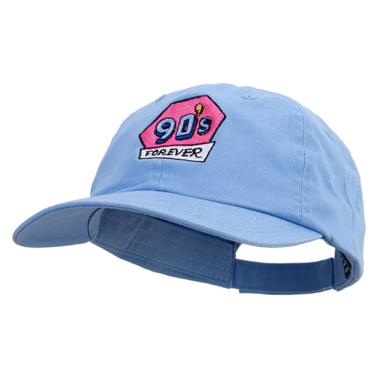90's Forever Logo Embroidered Low Profile Dyed Cotton Twill Cap