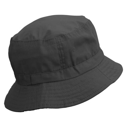 Happy Whale Embroidered Pigment Dyed Bucket Hat