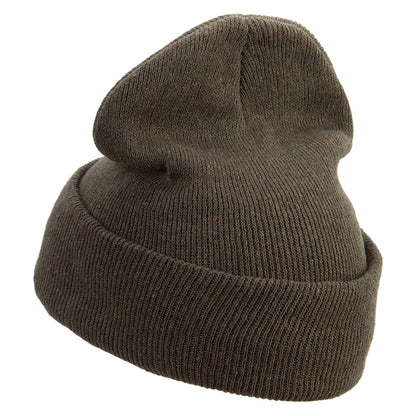 Made in USA Wild Fish Illustration Stretch ECO Cotton Long Beanie