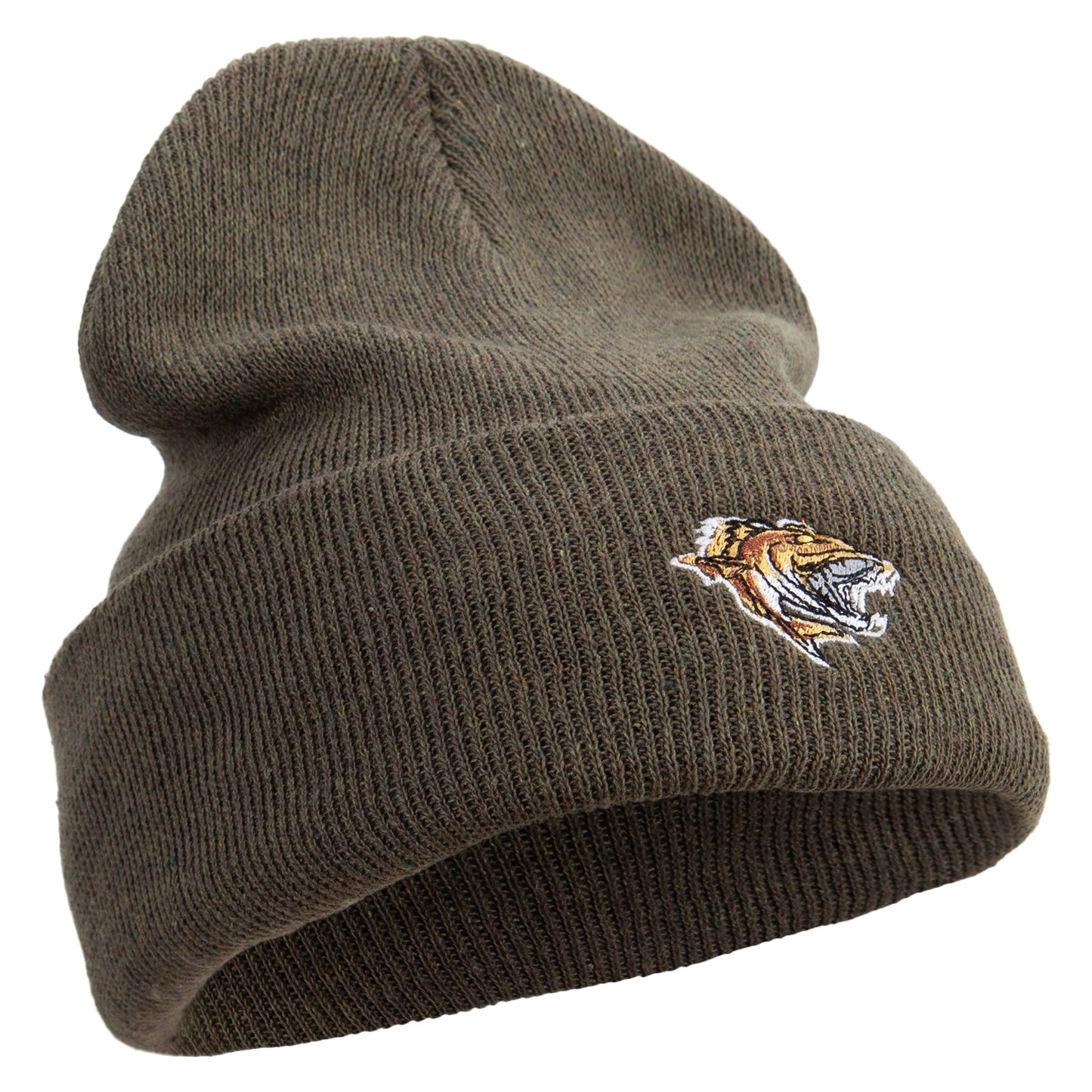 Made in USA Wild Fish Illustration Stretch ECO Cotton Long Beanie