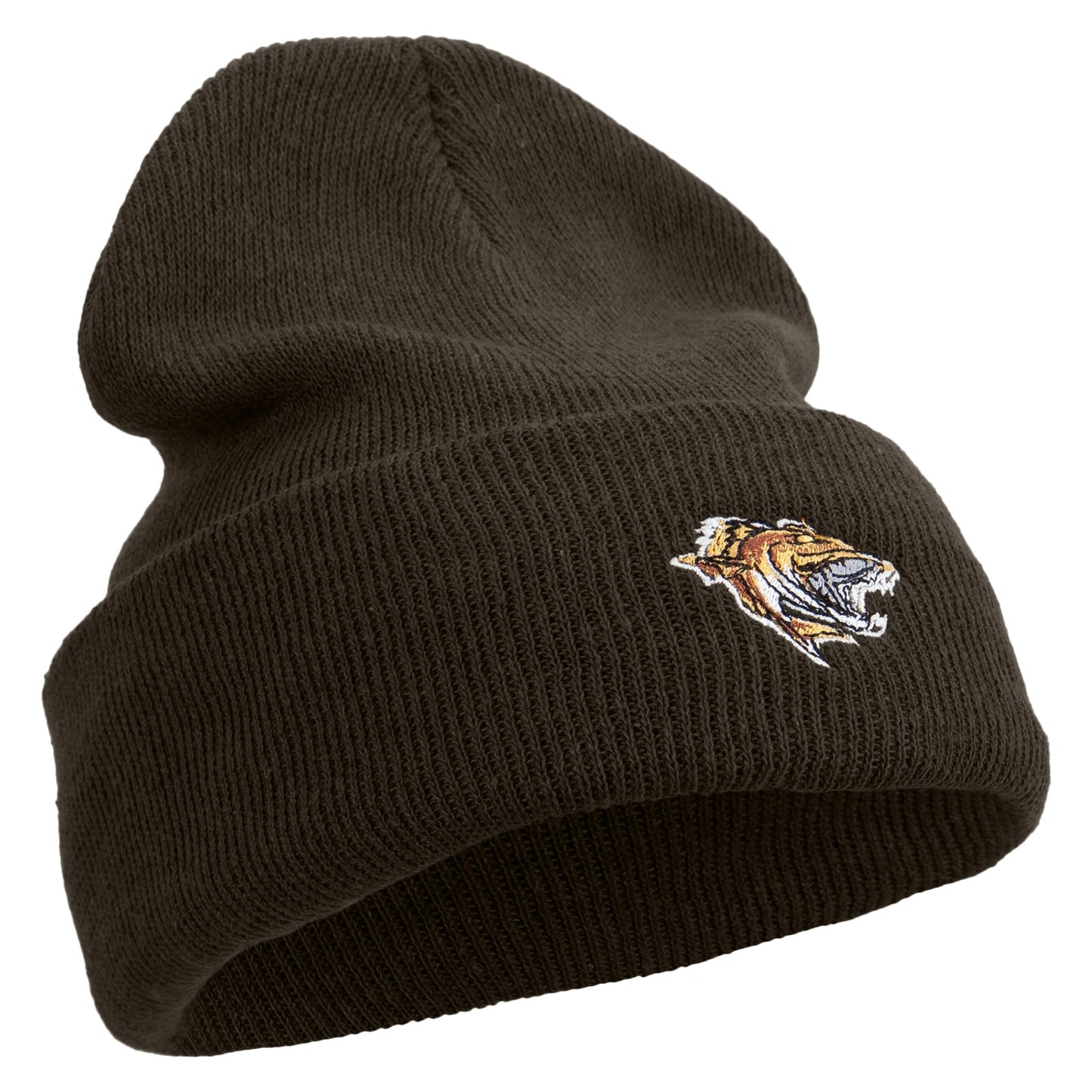 Made in USA Wild Fish Illustration Stretch ECO Cotton Long Beanie