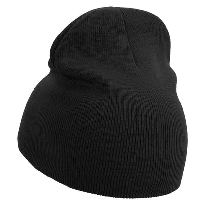 Jacksonville Logo Embroidered 8 inch Acrylic Short Beanie