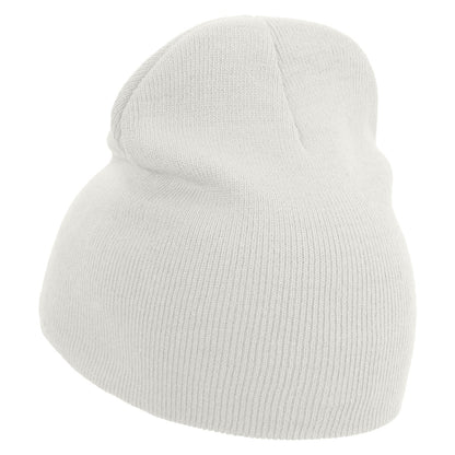 Jacksonville Logo Embroidered 8 inch Acrylic Short Beanie