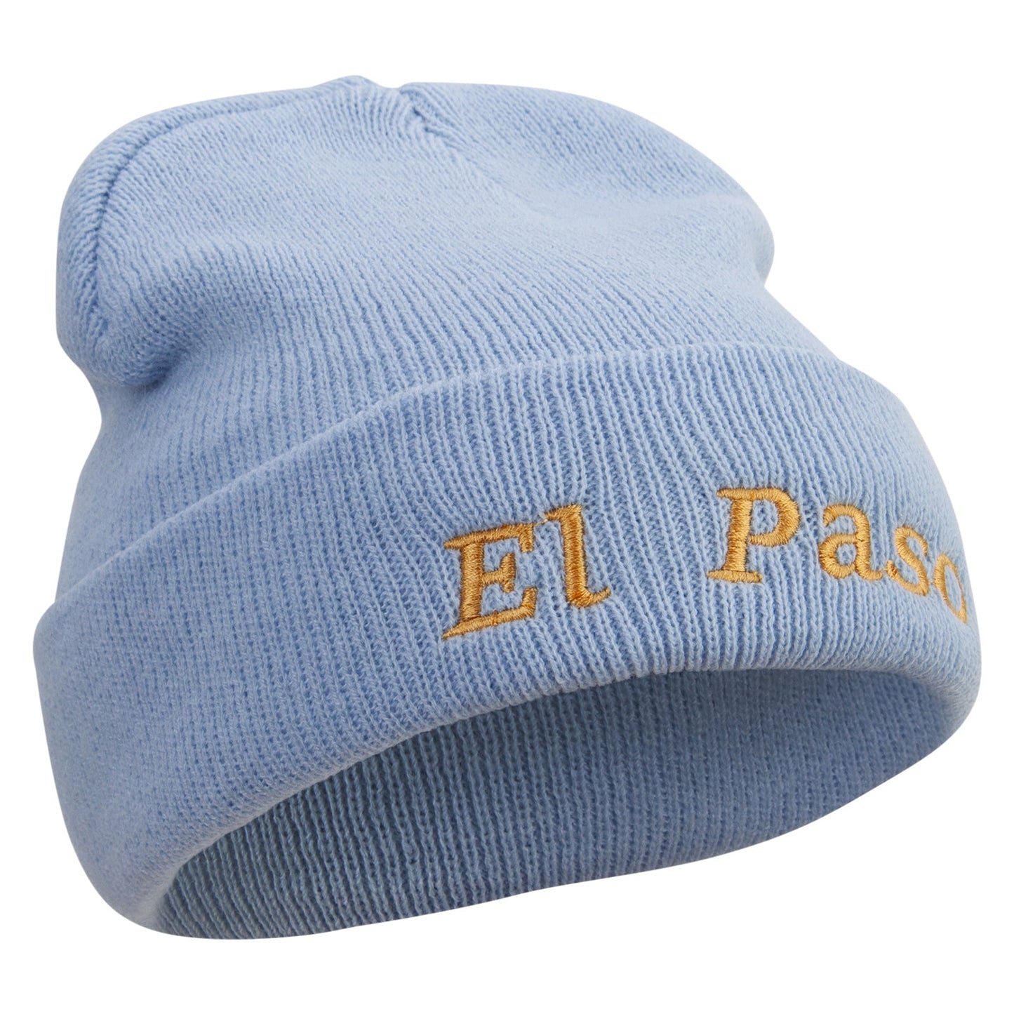 El Paso Logo Embroidered Super Stretch Knit Watch Cap Beanie