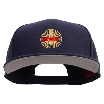 Nevada Lettering Design Embroidered Wool Blend Prostyle 2 Tone Snapback