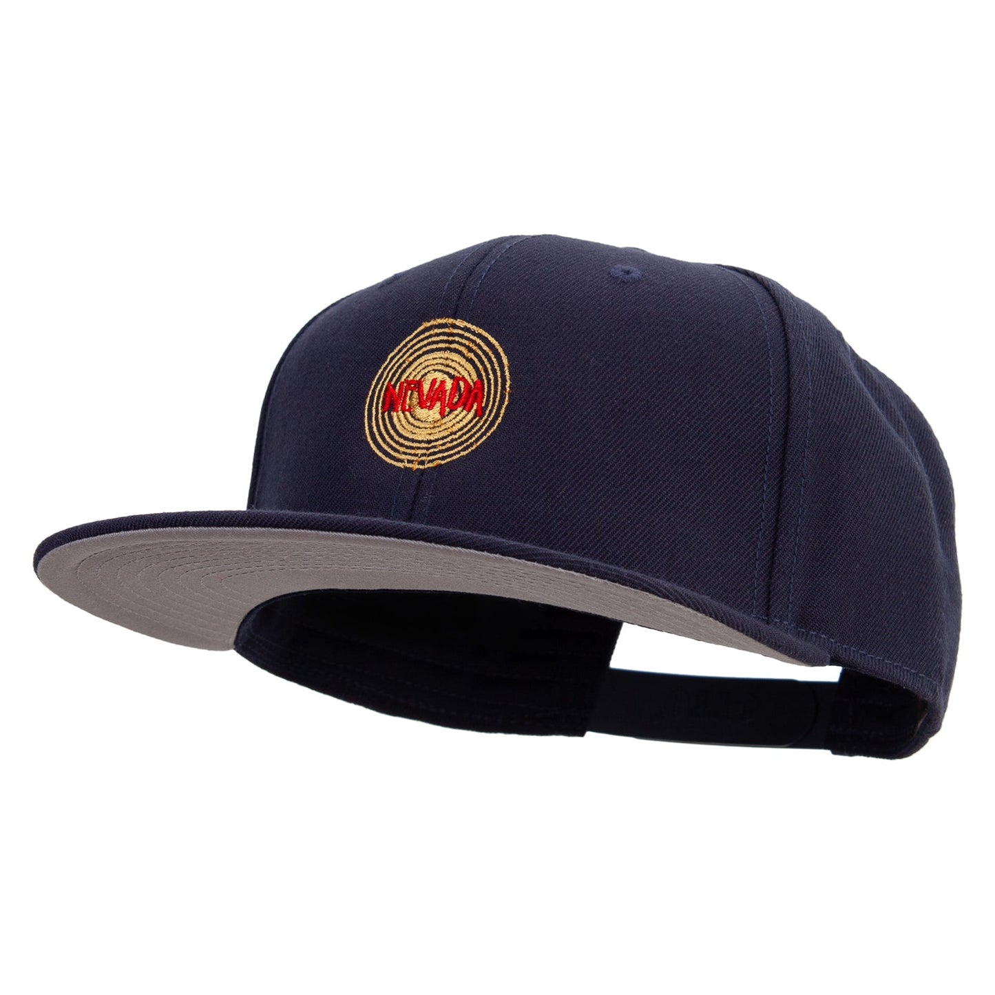 Nevada Lettering Design Embroidered Wool Blend Prostyle 2 Tone Snapback