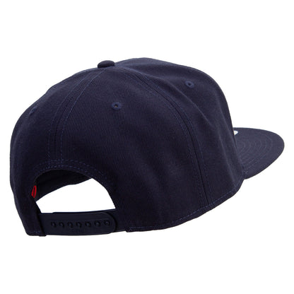Nevada Lettering Design Embroidered Wool Blend Prostyle 2 Tone Snapback