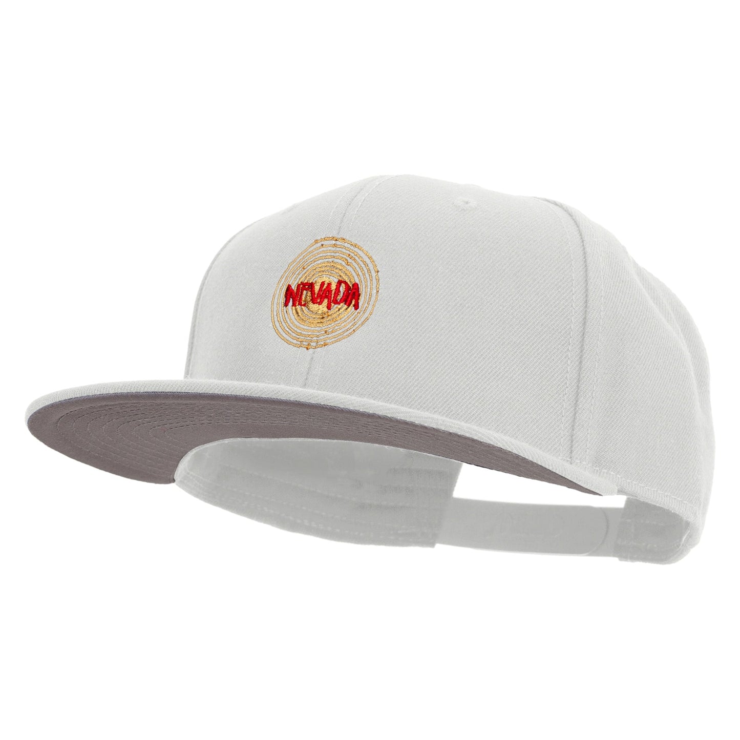 Nevada Lettering Design Embroidered Wool Blend Prostyle 2 Tone Snapback