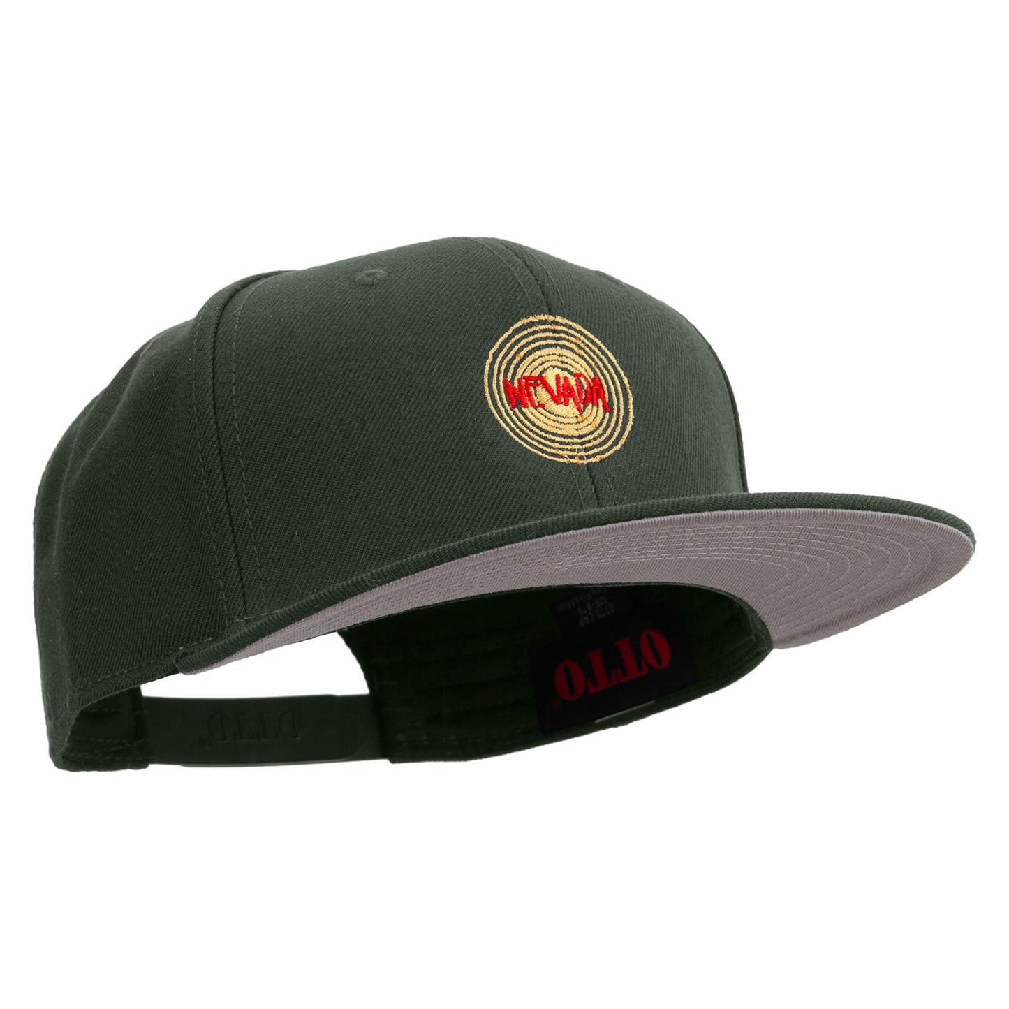 Nevada Lettering Design Embroidered Wool Blend Prostyle 2 Tone Snapback