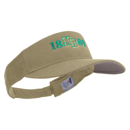 North Dakota Embroidered Cotton Sports Visors