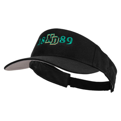 North Dakota Embroidered Cotton Sports Visors