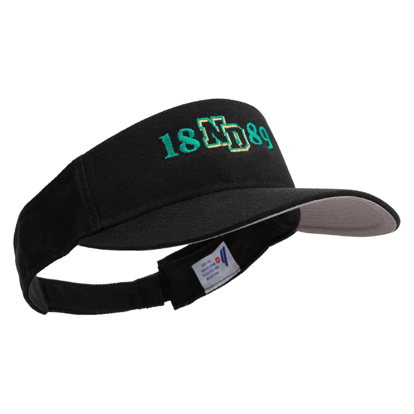 North Dakota Embroidered Cotton Sports Visors