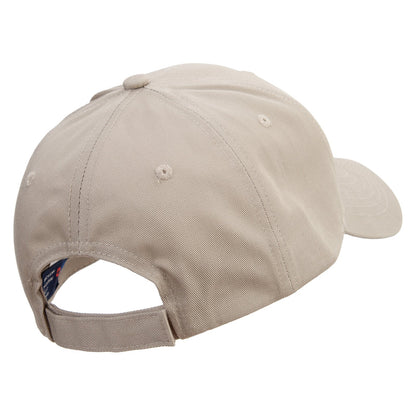 Hot Dog Icon Embroidered Low Profile Organic Cotton Cap