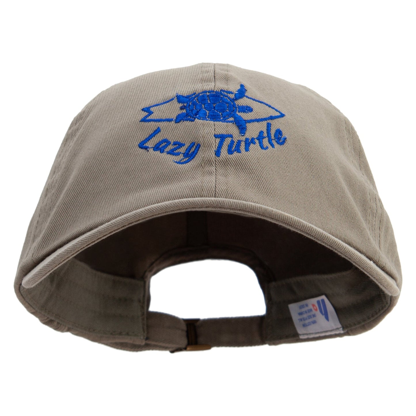 Lazy Turtle Surf Club Embroidered Normal Dyed Washed Caps