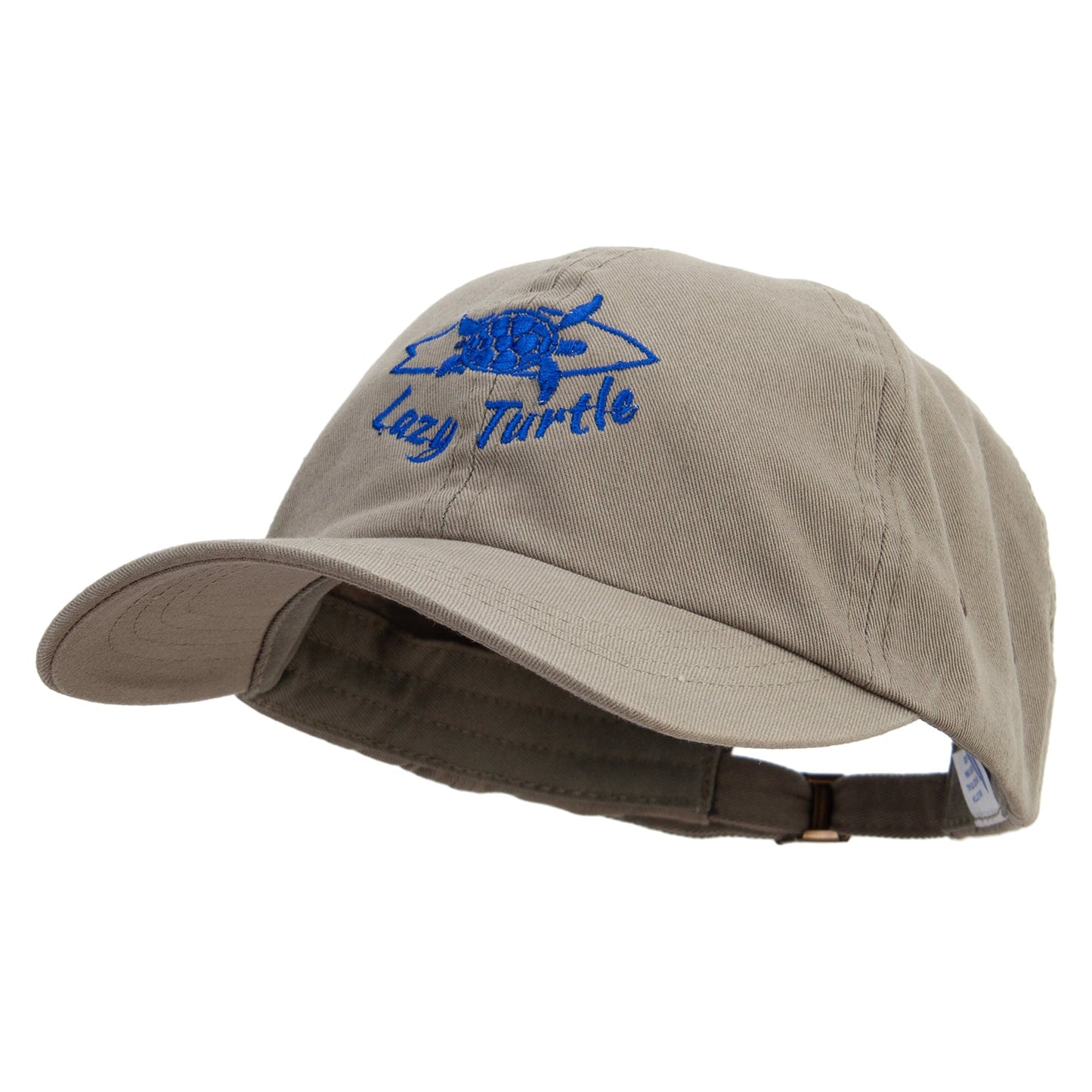 Lazy Turtle Surf Club Embroidered Normal Dyed Washed Caps