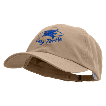 Lazy Turtle Surf Club Embroidered Normal Dyed Washed Caps