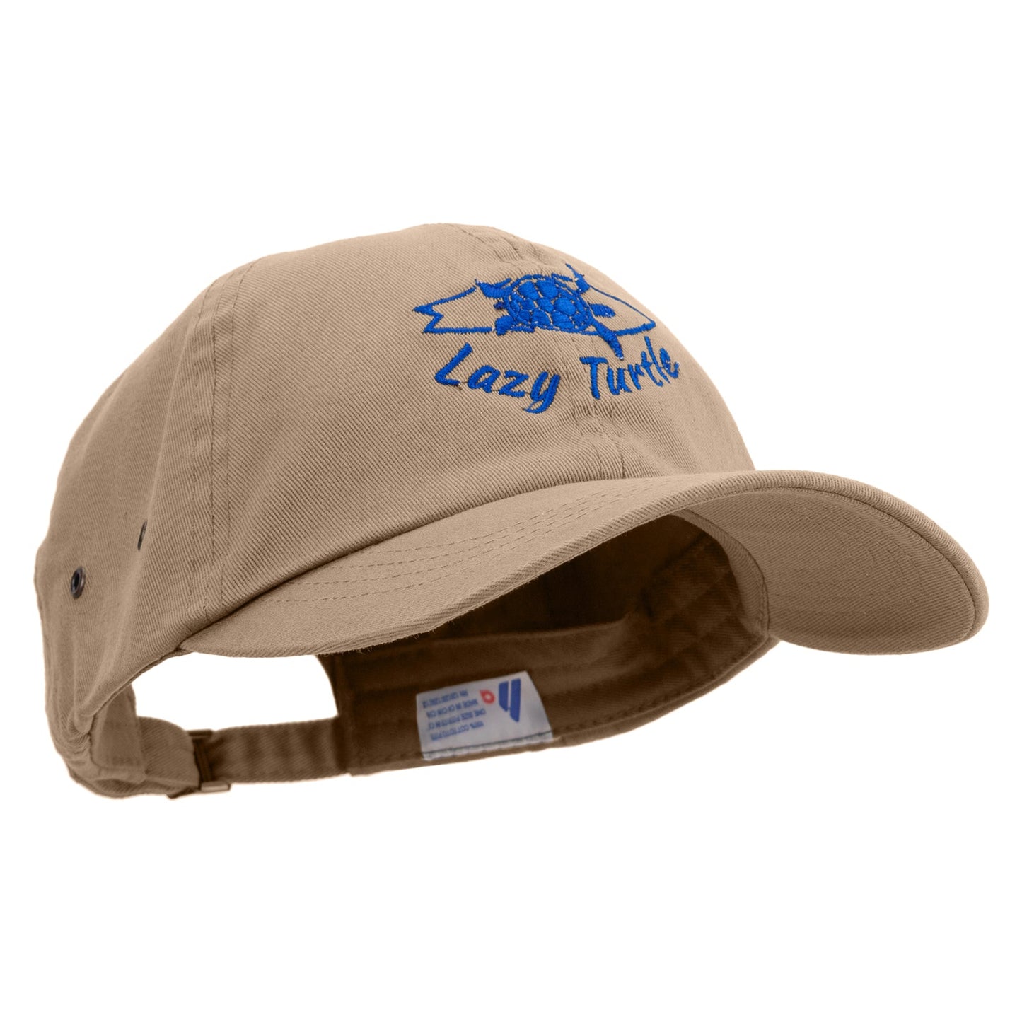 Lazy Turtle Surf Club Embroidered Normal Dyed Washed Caps
