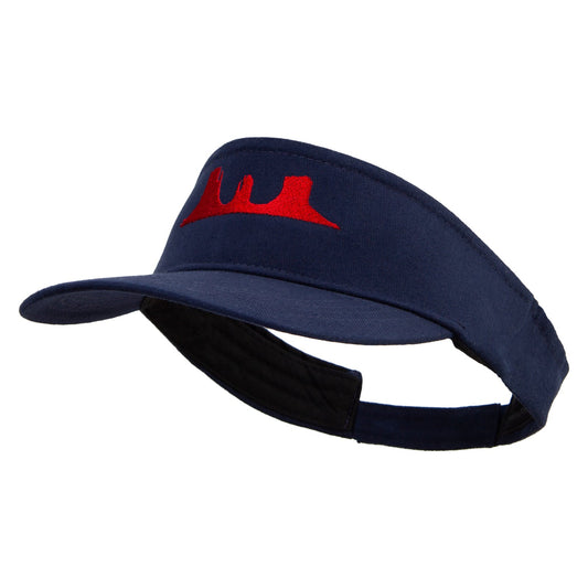 Arizona Grand Canyon Icon Embroidered Brushed Cotton Sun visor