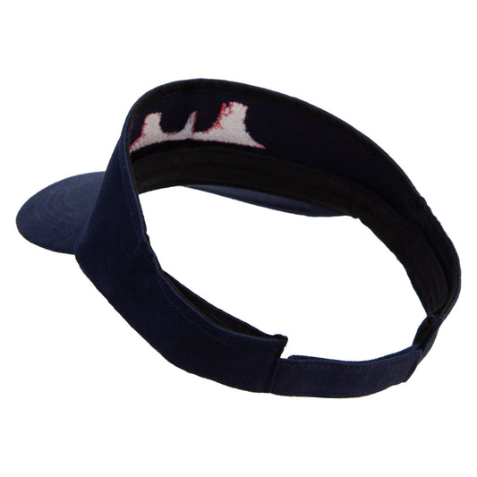 Arizona Grand Canyon Icon Embroidered Brushed Cotton Sun visor