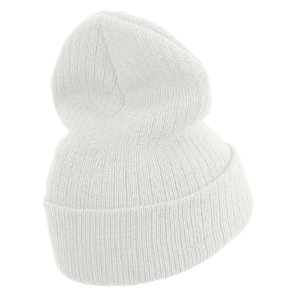 Made in USA Golden Mammoth Logo Embroidered Heavy Ribbed Cuff Beanie