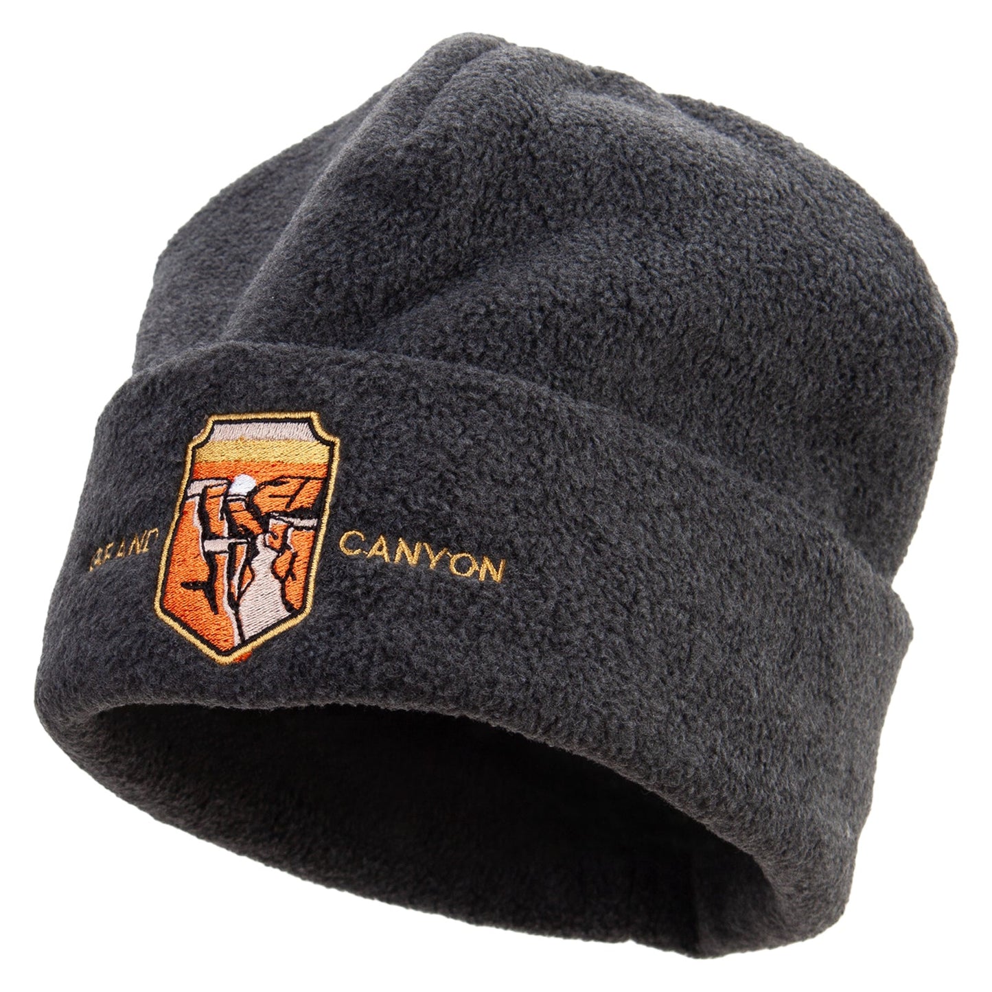 Grand Canyon Landmark Logo Embroidered Big Size Reversible Micro Fleece Cap