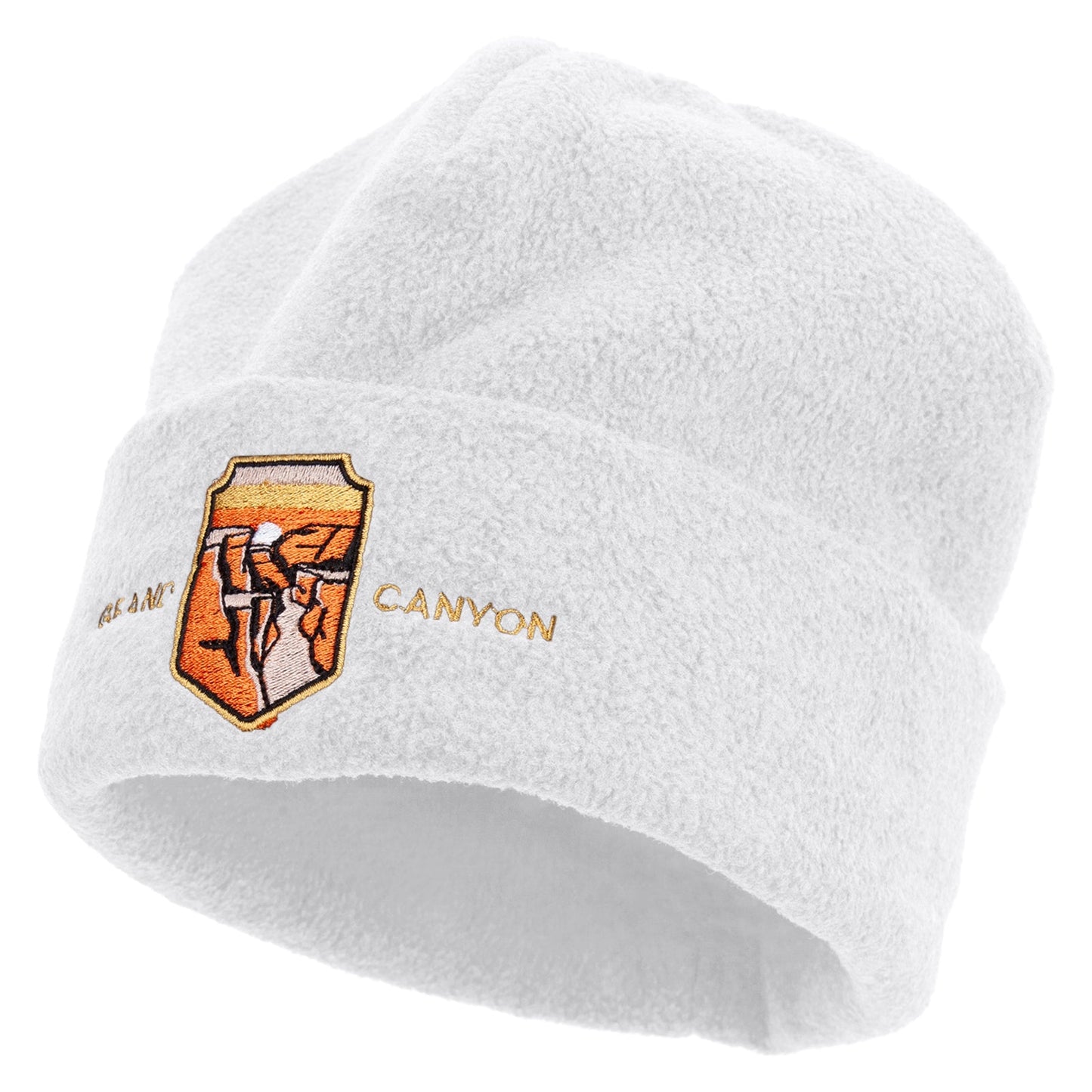 Grand Canyon Landmark Logo Embroidered Big Size Reversible Micro Fleece Cap