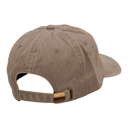 Soccer Tortoise Embroidered Unstructured Cotton Cap