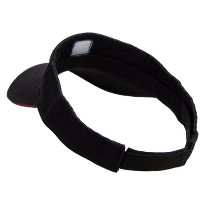 Diver Icon Embroidered Prostyle Cotton Twill Washed Visor