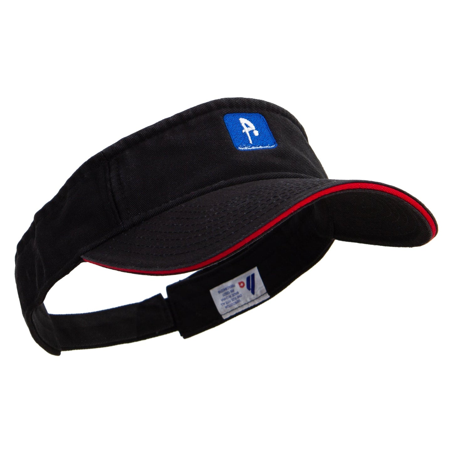 Diver Icon Embroidered Prostyle Cotton Twill Washed Visor