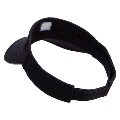 Diver Icon Embroidered Prostyle Cotton Twill Washed Visor