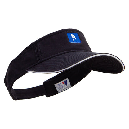 Diver Icon Embroidered Prostyle Cotton Twill Washed Visor